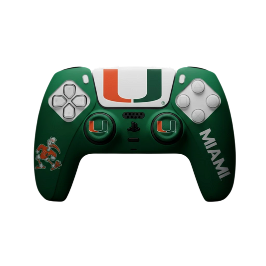 Miami Hurricanes PS5 Starter Kit - Bundle for PS5 and Xbox by VarsityGripz