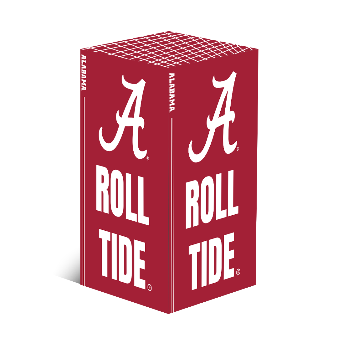 Alabama Red Roll Tide VarsityWrapz - Close-up of console wrap material