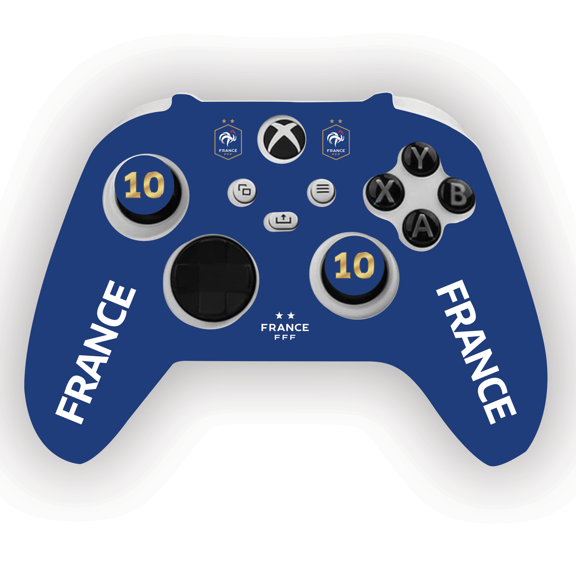 France Mbappé KM10 Xbox Controller Starter Kit — Blue