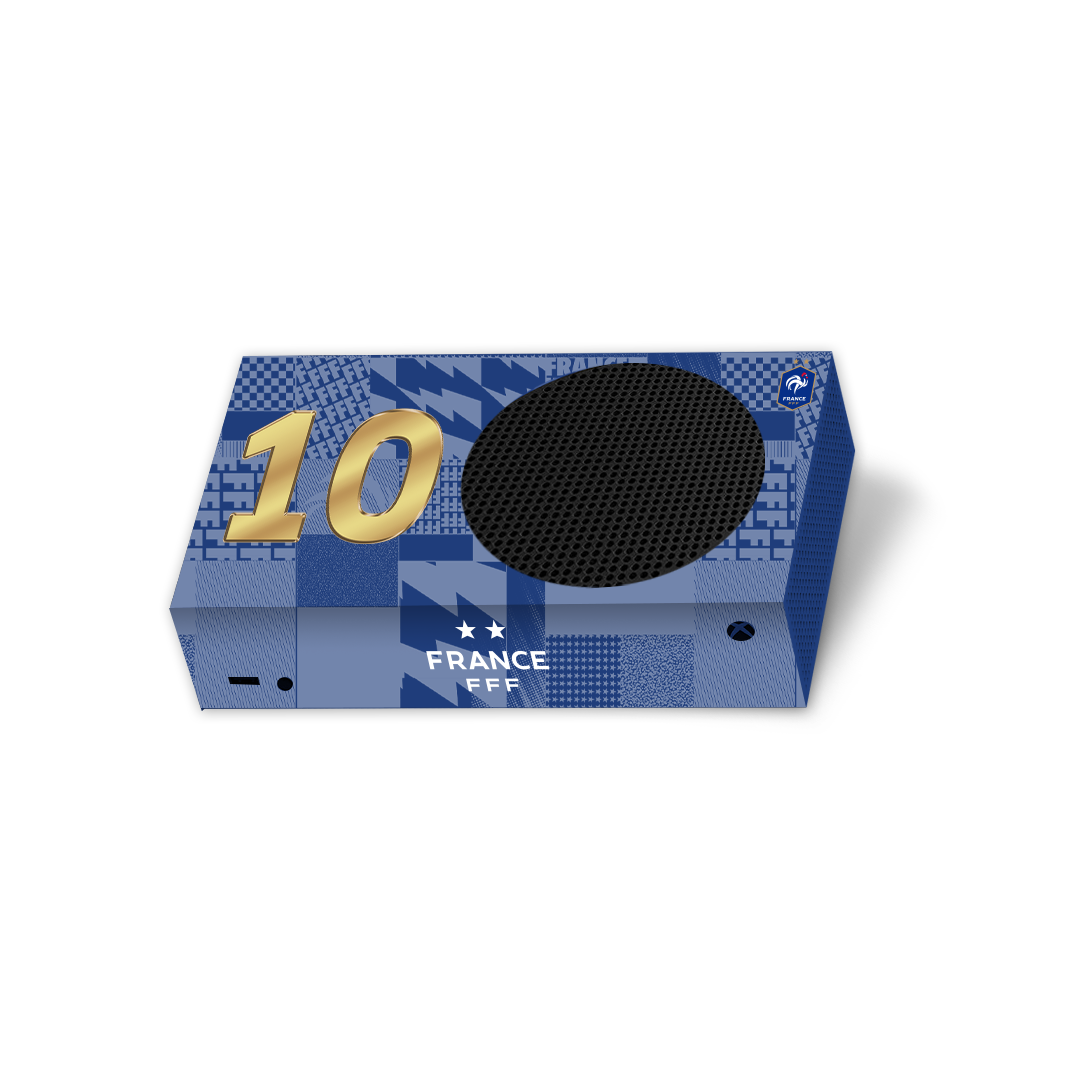France Mbappé KM10 Xbox Series S Wrap — Blue