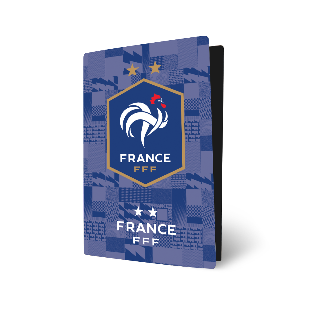 France FFF PS5 Digital Wrap — Blue