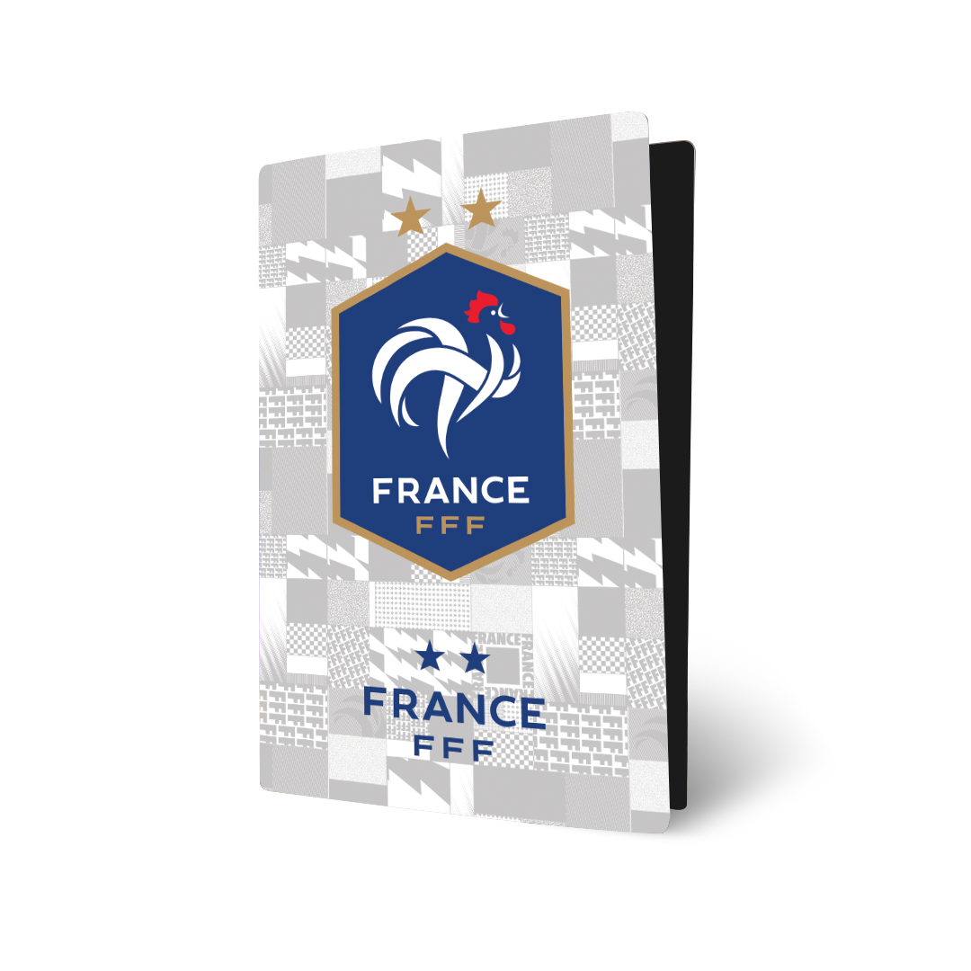France FFF PS5 Disc Wrap — White