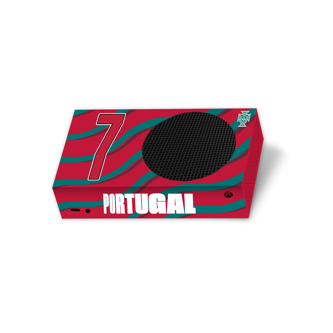 Portugal Ronaldo CR7 Xbox Series S Wrap — Red