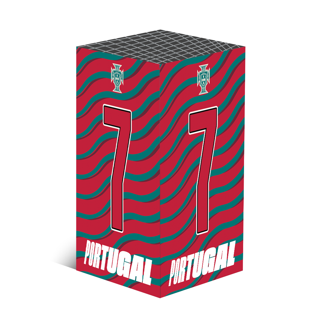 Portugal Ronaldo CR7 Xbox Series X Wrap — Red