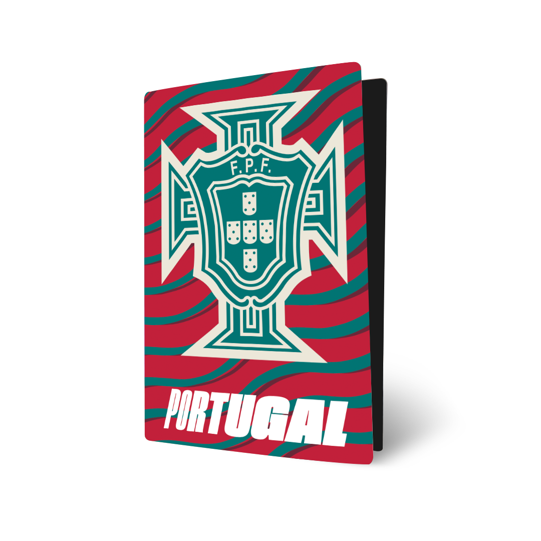 Portugal FPF PS5 Disc Wrap — Red