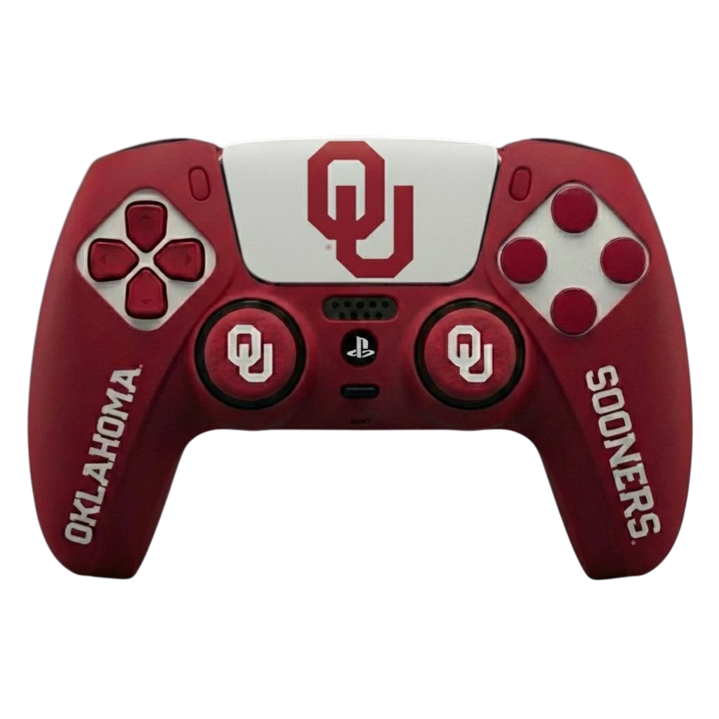 Oklahoma Sooners PS5 Starter Kit - Controller Cover for PS5 and Xbox by VarsityGripz