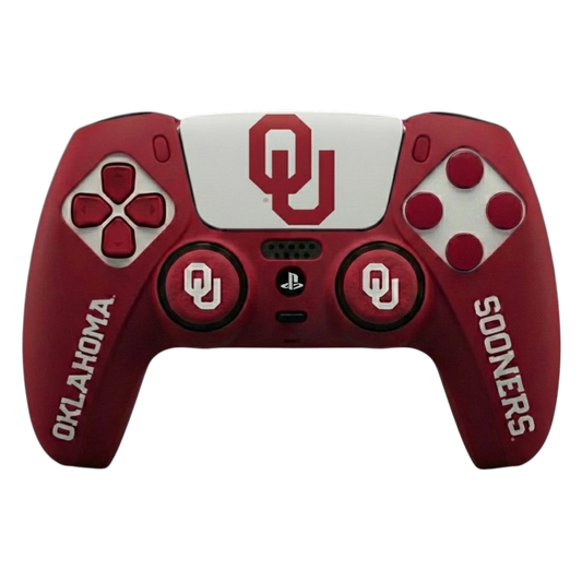 Oklahoma Sooners PS5 Starter Kit - Controller Cover for PS5 and Xbox by VarsityGripz
