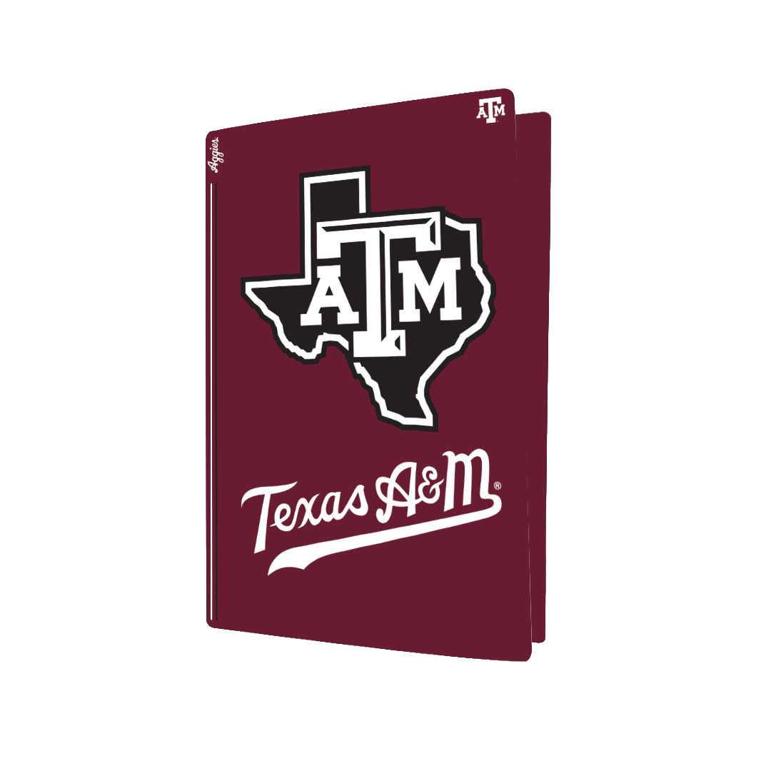 Texas AandM PS5 VarsityWrapz - Console Wrap for PS5 and Xbox by VarsityGripz