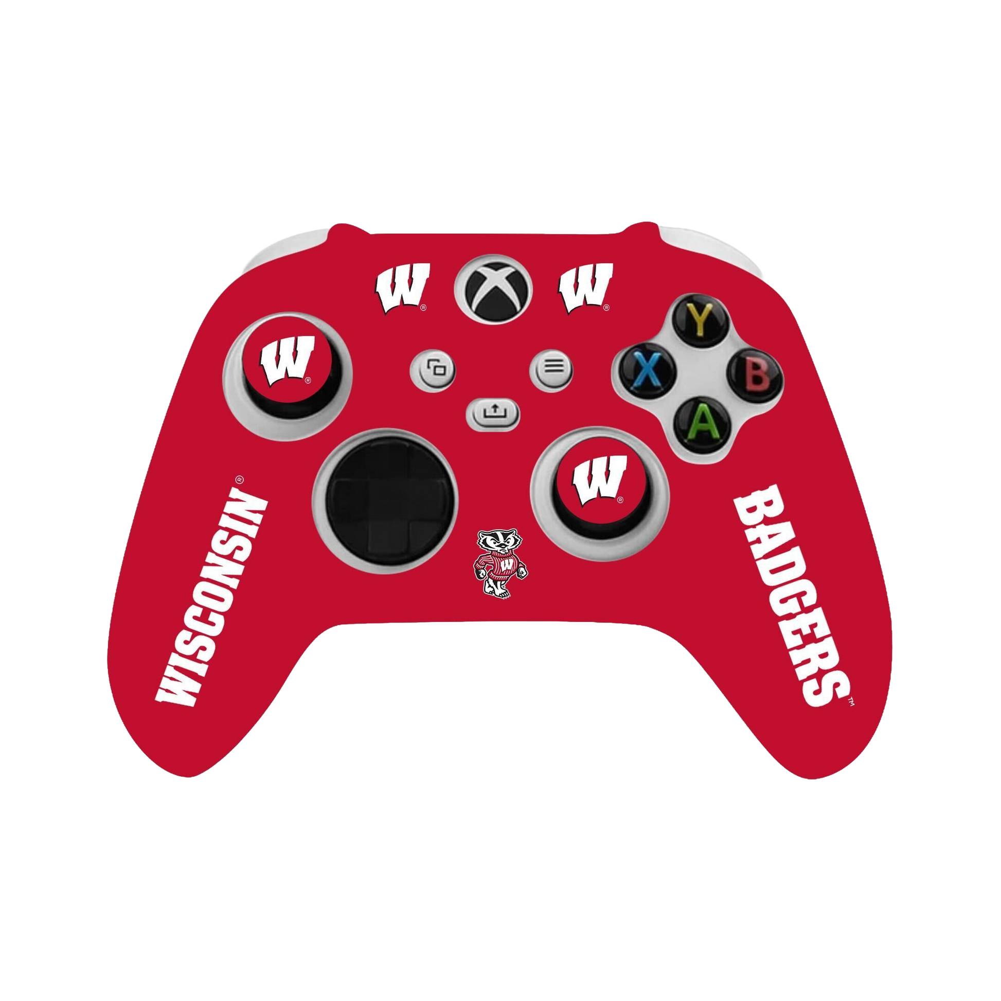 Wisconsin Badgers Xbox Starter Kit - Bundle for PS5 and Xbox by VarsityGripz
