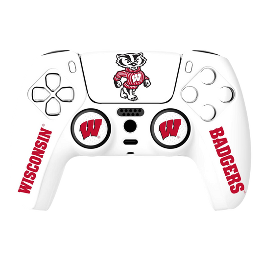 Wisconsin Badgers PS5 Starter Kit - Premium quality design detail