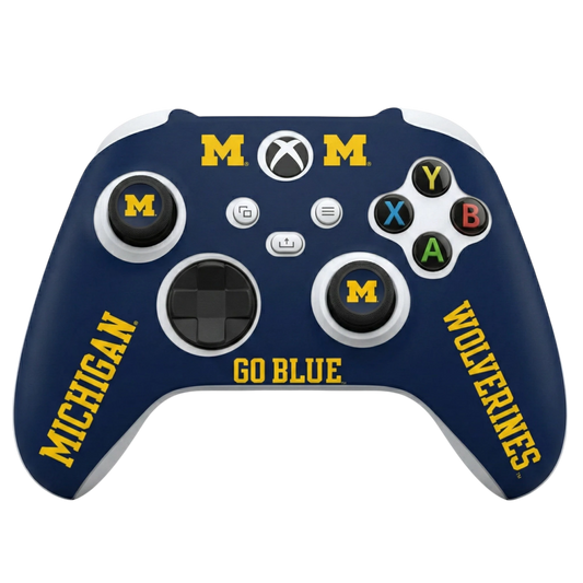 Michigan Wolverines Xbox Starter Kit - Bundle for PS5 and Xbox by VarsityGripz