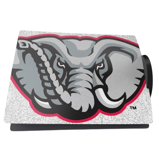 Alabama Grey Big Al VarsityWrapz - Console Wrap for PS5 and Xbox by VarsityGripz
