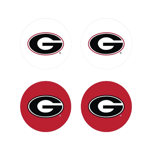 Georgia Bulldogs Thumbgripz | Pack of 2 Pairs - Thumb Grips for PS5 and Xbox by VarsityGripz