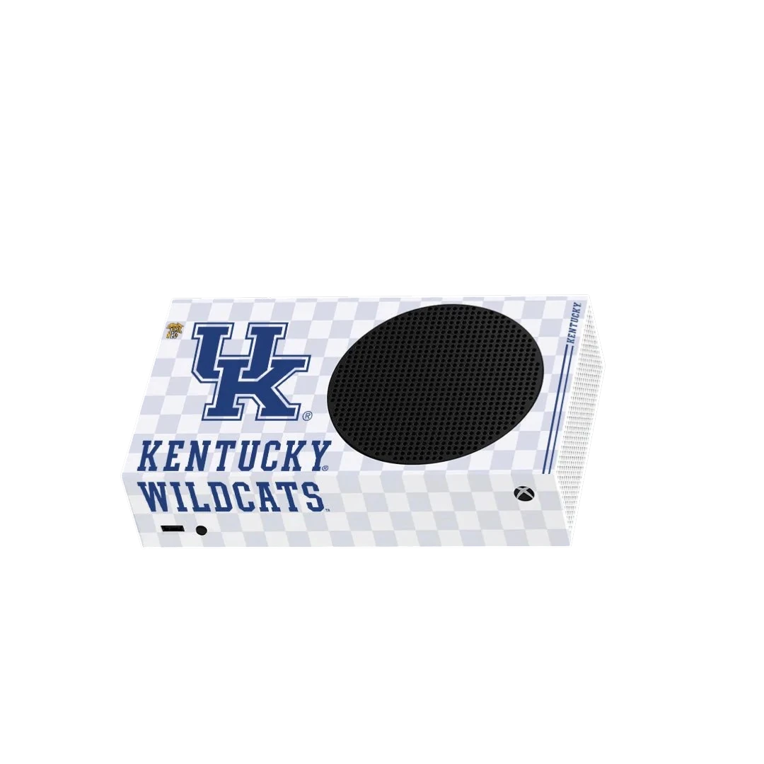 Kentucky Wildcats Xbox VarsityWrapz - Close-up of console wrap material