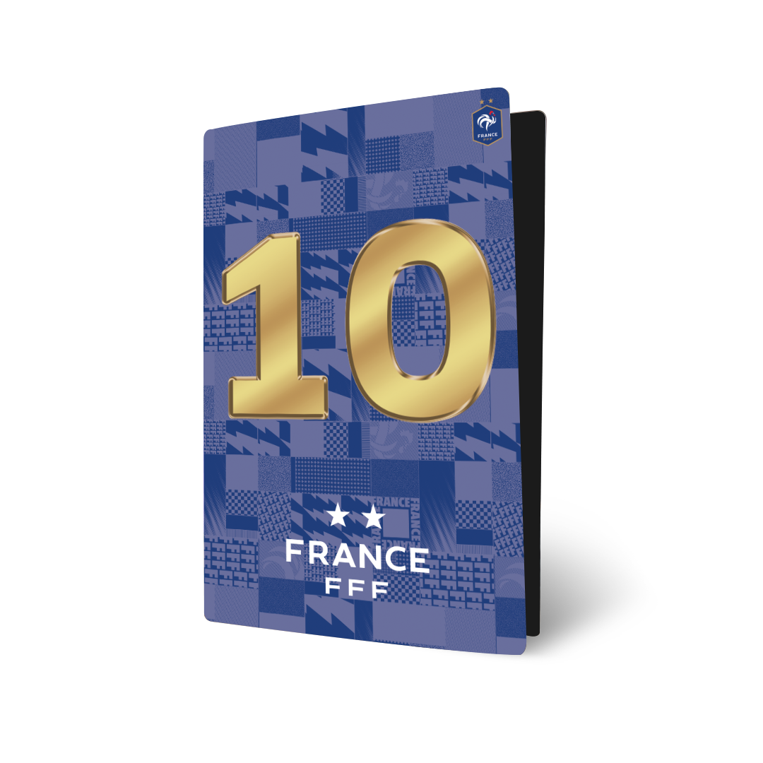 France Mbappé KM10 PS5 wrap - Blue