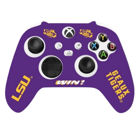 LSU VarsityGripz - Close-up of controller cover material