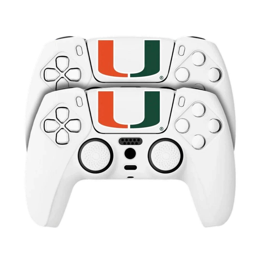 Miami Hurricanes PS5 Touchpad Stickers - Premium quality design detail