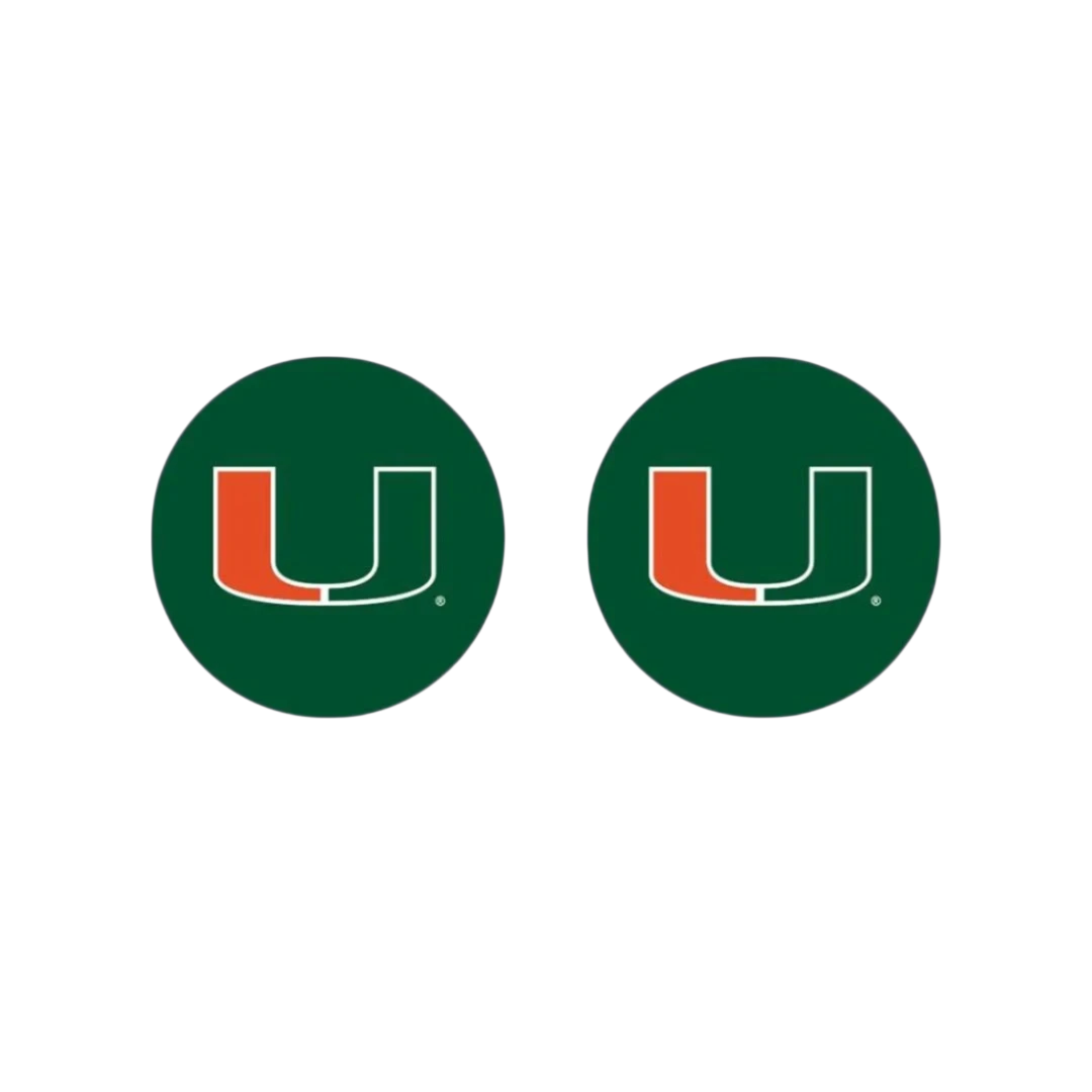 Miami Hurricanes Thumbgripz | Pack of 2 Pairs - Premium quality design detail