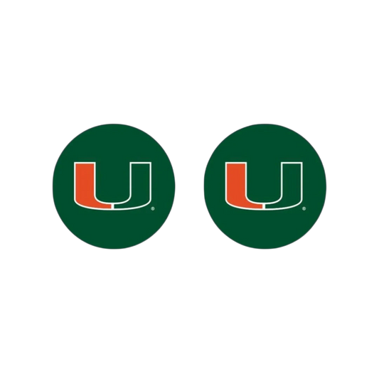 Miami Hurricanes Thumbgripz | Pack of 2 Pairs - Premium quality design detail