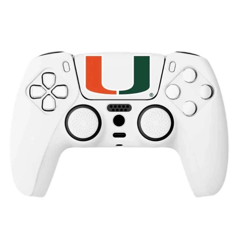 Miami Hurricanes PS5 Touchpad Stickers - Touchpad Sticker for PS5 and Xbox by VarsityGripz