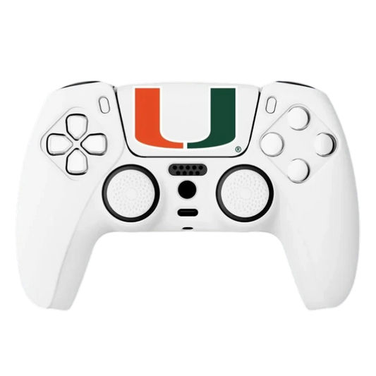 Miami Hurricanes PS5 Touchpad Stickers - Touchpad Sticker for PS5 and Xbox by VarsityGripz