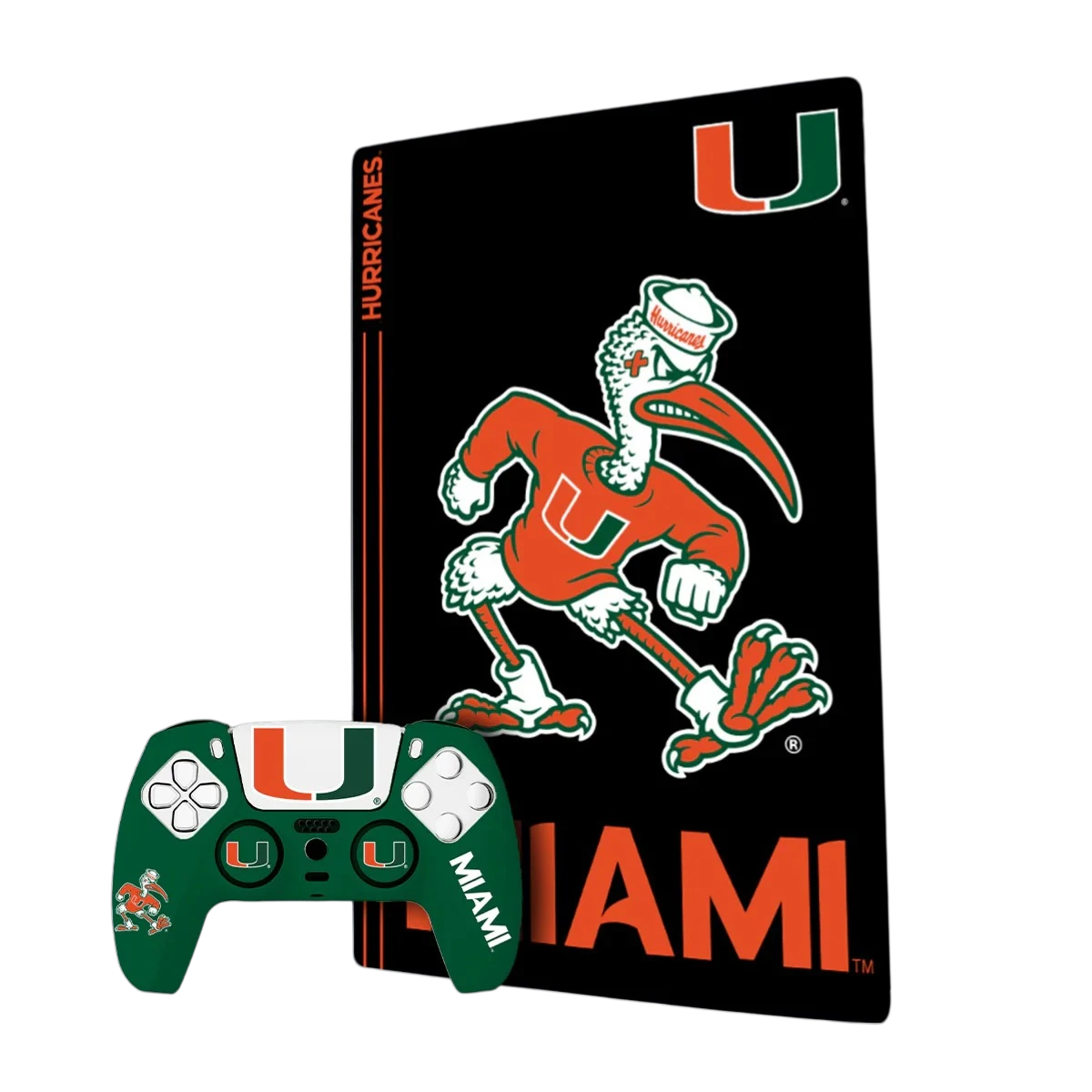 Miami Hurricanes PS5 Pro Pack - Pro Pack for PS5 and Xbox by VarsityGripz