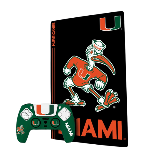 Miami Hurricanes PS5 Pro Pack - Pro Pack for PS5 and Xbox by VarsityGripz
