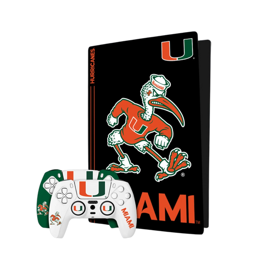 Miami Hurricanes PS5 Pro Pack - Premium quality design detail