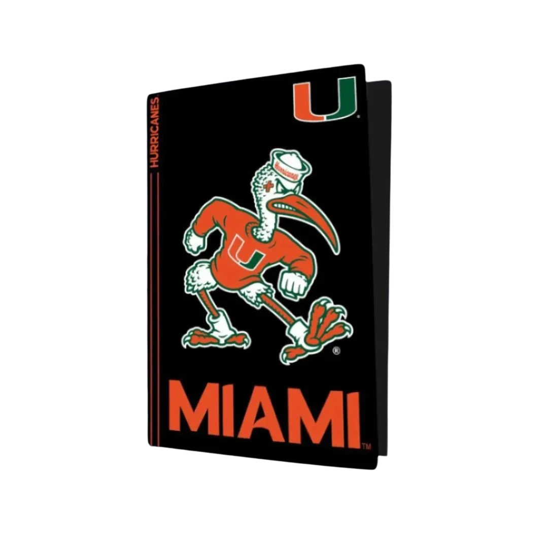 Miami Hurricanes PS5 VarsityWrapz - Console Wrap for PS5 and Xbox by VarsityGripz