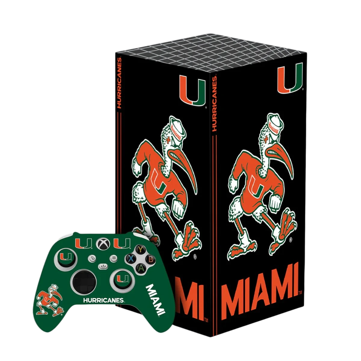 Miami Hurricanes Xbox Pro Pack - Pro Pack for PS5 and Xbox by VarsityGripz