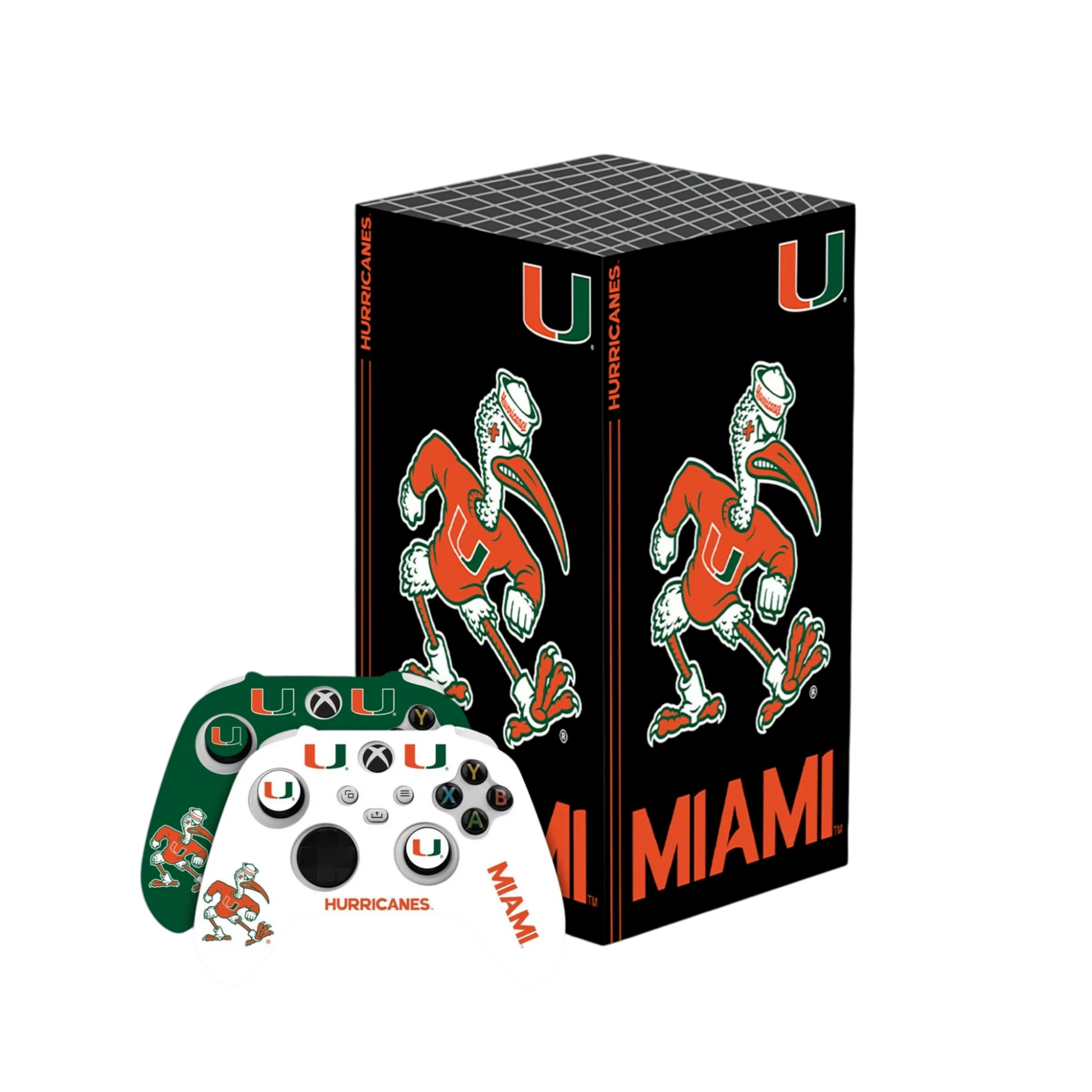 Miami Hurricanes Xbox Pro Pack - Premium quality design detail