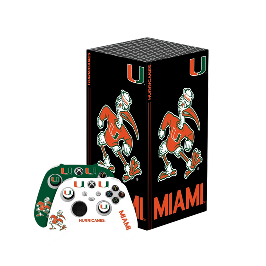 Miami Hurricanes Xbox Pro Pack - Premium quality design detail