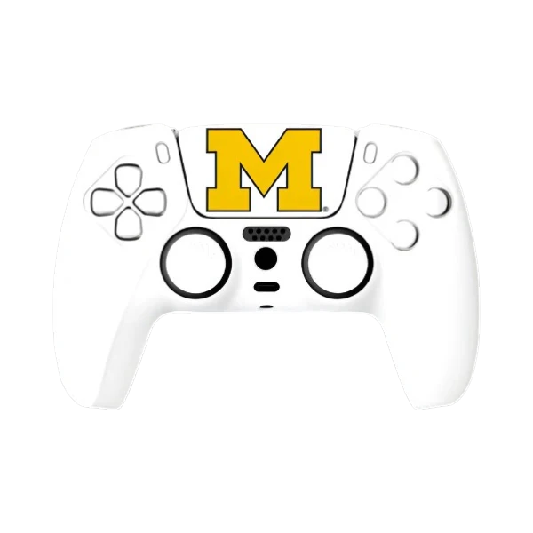 Michigan Wolverines PS5 Touchpad Stickers - Premium quality design detail