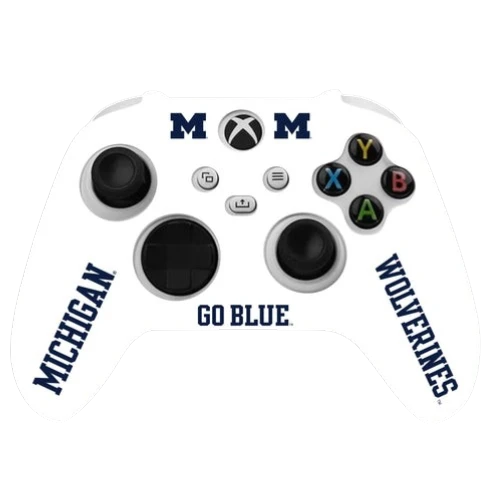 Michigan Wolverines VarsityGripz - Close-up of controller cover material