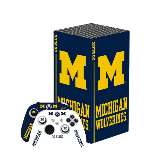 Michigan Wolverines Xbox Pro Pack - Premium quality design detail