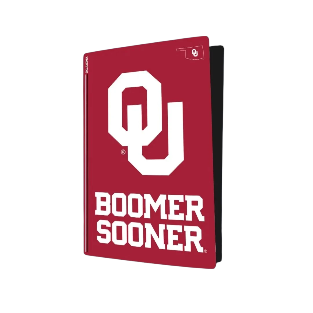 Oklahoma Sooners PS5 VarsityWrapz - Console Wrap for PS5 and Xbox by VarsityGripz