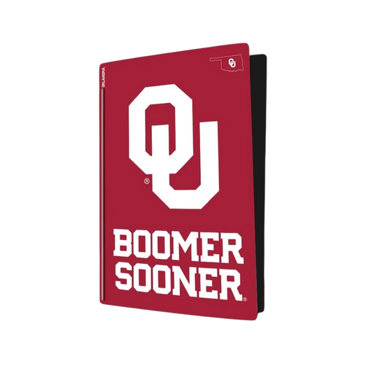 Oklahoma Sooners PS5 VarsityWrapz - Console Wrap for PS5 and Xbox by VarsityGripz