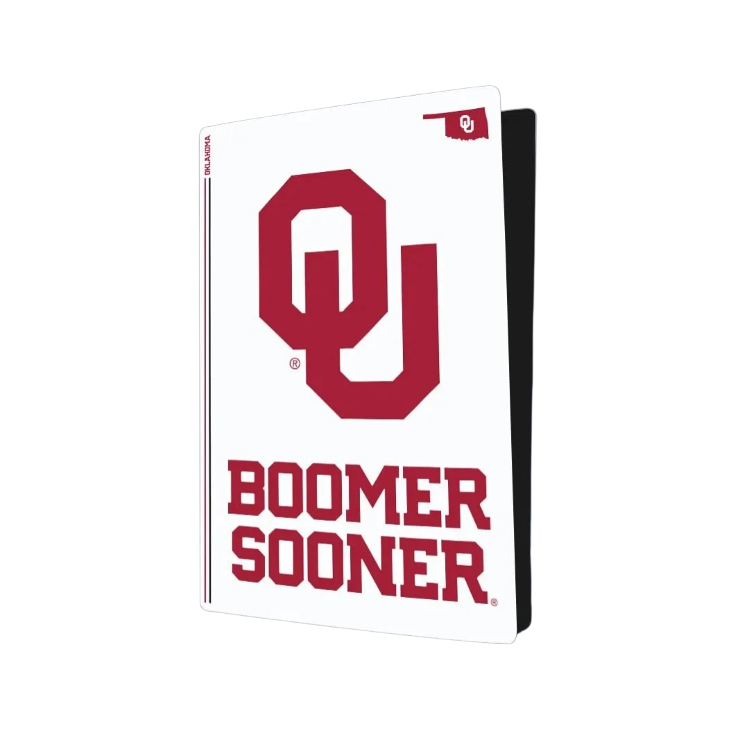 Oklahoma Sooners PS5 VarsityWrapz - Premium quality design detail
