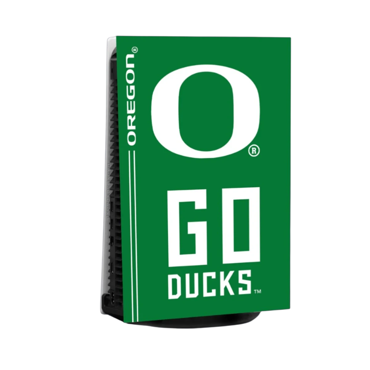 Oregon PS5 VarsityWrapz - Close-up of console wrap material