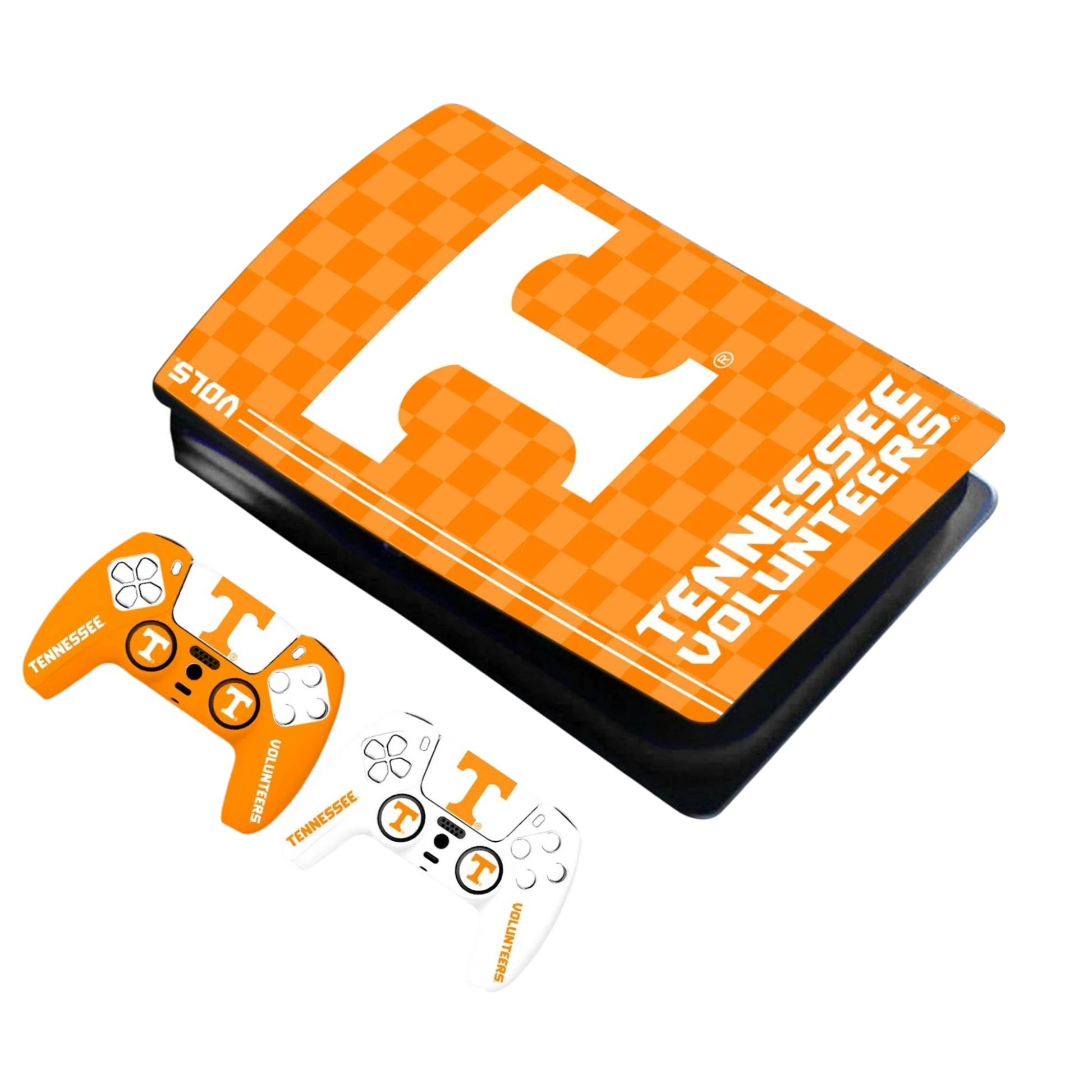 Tennessee Volunteers PS5 VarsityWrapz - Close-up of console wrap material
