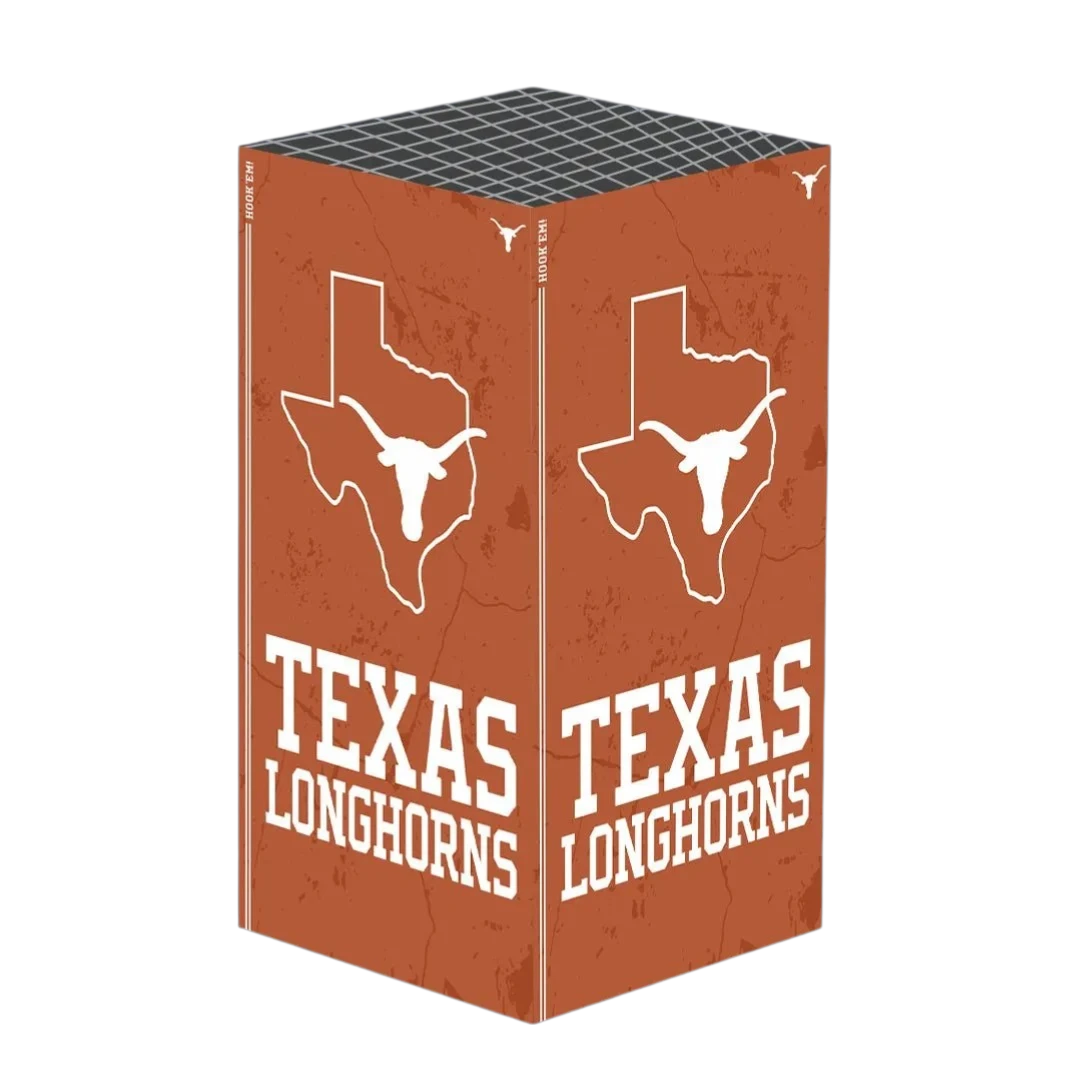 Texas Longhorns Xbox X/S VarsityWrapz - Console Wrap for PS5 and Xbox by VarsityGripz
