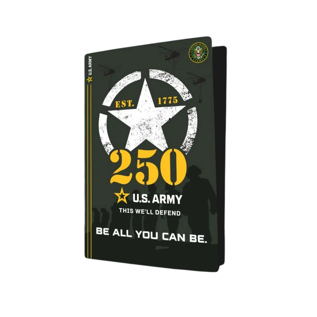 US Army PS5 VarsityWrapz - Console Wrap for PS5 and Xbox by VarsityGripz