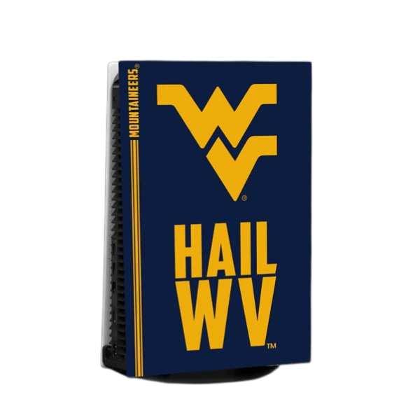 WVU PS5 VarsityWrapz - Console Wrap for PS5 and Xbox by VarsityGripz